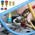 R1234yf Quick Couplers Kit To R134a Adapter High Low Side Coupler Ac Charging Hose Fitting Connector For Car Conditioner