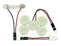Dnf 1 Pack Round T10 Festoon Panel Board White Led Lamp Dome Adapter Smd Car Interior 