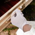 Paint Brushes 0 43 Width Wool Bristle With Wood Handle For Painting Applying Adhesive 5pcs