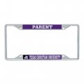 Texas Christian University Tcu Horned Frogs Metal License Plate Frame For Front Or Back Of Car Officially Licensed Parent 