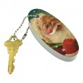 Graphics More Christmas Holiday Santa And His Toy Sack Floating Keychain Oval Foam Fishing Boat Buoy Key Float