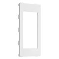 Hubbell-bell A72w Universal Insert Allure Nonmetallic Wallplate White Smooth 