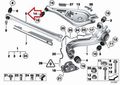 Bmw Rear Lower Axle Support Wishbone Control Arm E83 En E85 E86 E89 2 5i 0i 0si Z4 3 M3 3 28i 30i 35i 35iw 