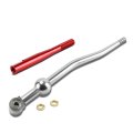 Auto Dynasty For Civic Del Sol Crx Integra Double Bend Short Throw Shifter Silver 3 5 Inches Extension Kit Red 