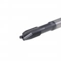 Uxcell M8 X 1 25 Spiral Point Threading Tap H2 Tolerance High Speed Steel Ticn Coated Round Shank With Square End Din371 376