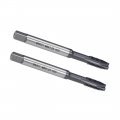 Uxcell M8 X 1 25 Spiral Point Threading Tap H2 Tolerance High Speed Steel Ticn Coated Round Shank With Square End Din371 376