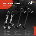 A-premium Set Of 4 Front Rear Sway Bar Links Kit Stabilizer Compatible With Nissan Frontier 2000 2001 2002 2003 2004
