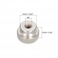 Uxcell Knurled Thumb Nuts 4pcs M5 X D16mm H14mm Carbon Steel Nut With Collar High Head Blind Hole For 3d Printer Parts