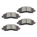 Front Ceramic Disc Brake Pad Set D1285 For Chrysler 200 Sebring Dodge Avenger Caliber Jeep Compass Patriot 4 Pieces With 