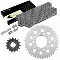 Caltric Drive Chain And Sprockets Kit Compatible With Honda Cbr600f Hurricane 600 1987 1988 1989 1990