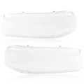 Headlight Bumper Lamps Cover Chrome Clear For 1999-2007 Gmc Sierra 1500 2001-2007 2500 Hd 3500 15850352 15850351 