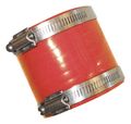 2 25 In Red 3 Ply Silicone Coupler Kit With Clamps Vmscpp-2253-red-kit 3 Long Polyester Reinforced Hoses For Turbo And 