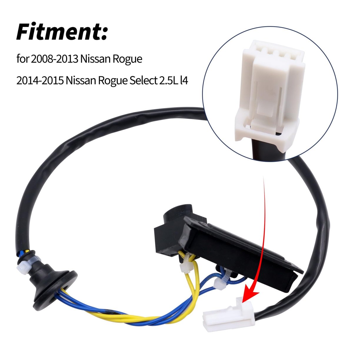 Rear Trunk Tailgate Lid Release Switch For Nissan Rogue 2008 2015 And Select 2 5l L4 2014 Replaces 25380jm00a 25380-jm00a