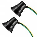 Caltric 2x Headlight Socket Cord Compatible With Yamaha Warrior 350 Yfm350x 1996 1997 1998 1999