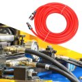 Air Compressor Hose 5 8mm High Pressure Flexible With Quick Connector 15m Red Pneumatic Pe Pipe