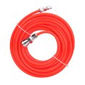 Air Compressor Hose 5 8mm High Pressure Flexible With Quick Connector 15m Red Pneumatic Pe Pipe