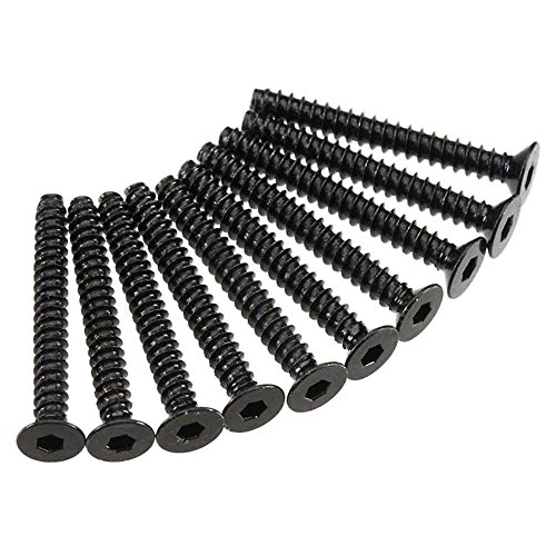 Axial Racing Axa470 Hex Socket Tap Flat Head M3x25mm Black 10