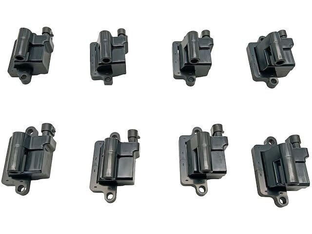 Ignition Coil Kit 8-piece Square Type For 1999-2006 Chevy Silverado 1500 Ss