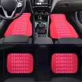 Universal Jdm Bride Red Racing Fabric Floor Mats Interior Carpets 4pcs
