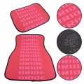 Universal Jdm Bride Red Racing Fabric Floor Mats Interior Carpets 4pcs