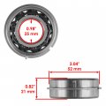 Caltric Driven Shaft Bearings And Seals Compatible With Arctic Cat 1000 Trv 4x4 2009-2015