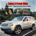 Ikon Motorsports In Channel Window Visors For 2005-2010 Jeep Grand Cherokee Slim Style Acrylic Smoke Rain Guards Side Wind