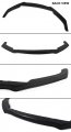 S Style Vip Jdm Front Bumper Chin Lip Splitter Compatible With 2016-2018 Nissan Altima 4 Door Sedan