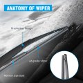 Anxingo 1648200844 1698201745 Rear Wiper Arm Blade Replacement For Mercedes-benz Ml350 Ml500 Ml550 Gl320 Gl350 Gl450