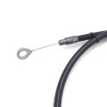 Httmt- Black Vinyl Coated 14 Clutch Cable For 1993-2006 H-d Dyna Low Rider
