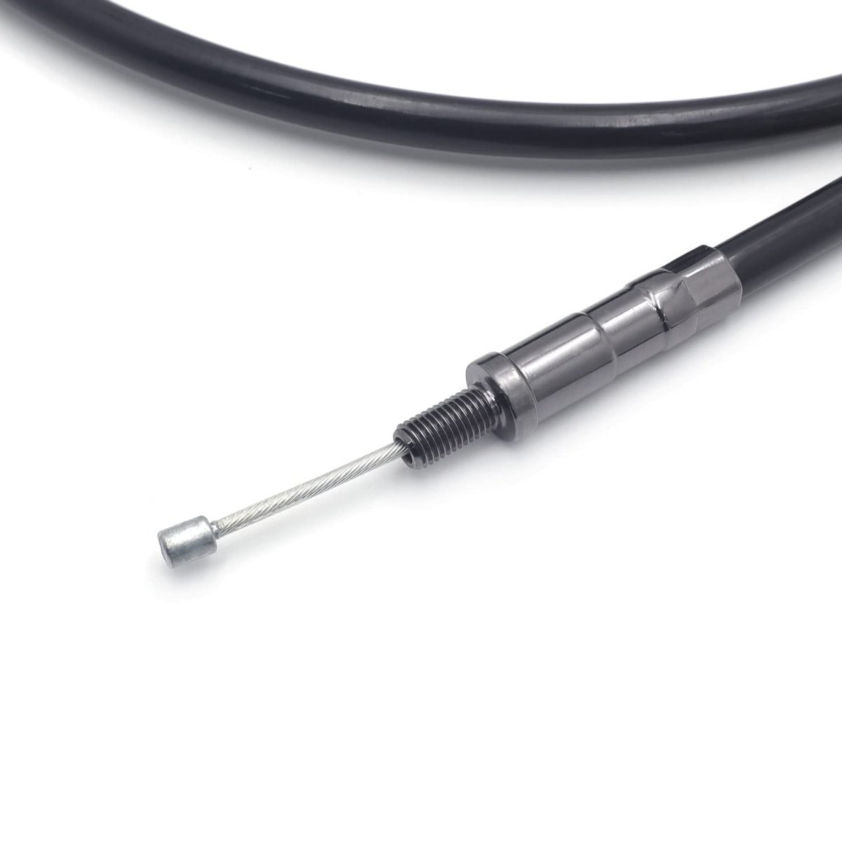 Httmt- Black Vinyl Coated 14 Clutch Cable For 1993-2006 H-d Dyna Low Rider