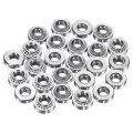 25pcs Self-clinching Nuts 4-40 X 0 11 304 Stainless Steel Pressure Rivet Nut Mounting Hardware Fastener For Construction 