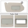 Ocpty Right Passenger Side Tan Beige Sun Visor With Sunroof Fit For 2013 2014 2015 2016 2017 2018 Nissan Pathfinder Infiniti