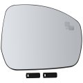 Carbhub Mirror Glass With Blind Spot For Land Rover Range Discover 2013-2023 Right Side Replaces Lr051354 