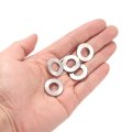 12pcs Stainless Steel Spacers 10 5mm Bore By 20mm Od 2mm Length Round Metal Screw Bushing For M10 Screws Bolts And Rods Silver 