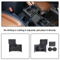 Aunginsy Car Central Control Cup Holder Compatible With Ford Maverick 2022 2023 2024 Front Seat Armrest Box Duals Insert