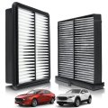 Partszen Paj8-13-3a0a Cabin And Engine Air Filter Fit For Mazda 3 2019-2024 Cx-30 2020-2024 Replace Bdgf-61-j6x Pah9-13-3a0a 