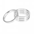 X Autohaux 4pcs Od 74 1mm To Id 64 Aluminium Alloy Car Hub Centric Rings Wheel Bore Center Spacer