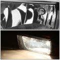 Compatible With Chevy Gmc Gmt900 Truck Pair Of Bumper Driving Fog Lights Switch Smoked Lens