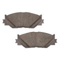 Front Brake Pads Set For Lexus Is250 2006 2015 Low Metallic Friction Mechanical Wear Sensor 6 09 In Inner And Outer Pad Width 