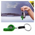 Augeny Car Turbo Keychain Creative Metal Spinning Turbocharger Fob Universal Vehicle Part Key Ring Decoration Green 