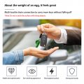 Augeny Car Turbo Keychain Creative Metal Spinning Turbocharger Fob Universal Vehicle Part Key Ring Decoration Green