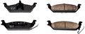 Z16 Replacement Ceramic Brake Pads Rear 16-963 For Dodge Dakota 2003-04 Low Dust Noise Free Braking Performance 