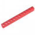 Uxcell 12 Holes Screwdriver Bit Holder 7mm Dia Plastic Hex Shank Storage Case Red 10 Pcs