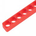 Uxcell 12 Holes Screwdriver Bit Holder 7mm Dia Plastic Hex Shank Storage Case Red 10 Pcs