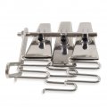 Liru 7 8 22 2mm Multi-tape Sewing Machine Fold Binder Steel Triple Stripe Attachment For Industrial Multiple Needle Machines
