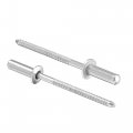 Blind Rivets 304 Stainless Steel Pull Core Decoration 3 2mm Diameter 10mm Grip Length Close End Silver Tone 25pcs 
