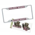 Kutztown University Metal License Plate Frame And Sticker For Front Or Back Of Car Officially Licensed Sticker Combo Mascot 