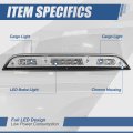Auto Dynasty Led 3rd Third Tail Brake Light Chrome Housing Centre High Mount Cargo Lamp Compatible With Ford F-150 Super Duty