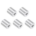 5pcs Aluminum Spacers 3 4 Od X 5 16 Id 15 L Screw Standoff Brushed Finish Unthreaded Metal Round Spacer Bushing For M8 Bolts 