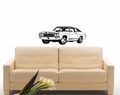 Wall Vinyl Decals Sports Car Powerful Fast Race Muscle Racing Auto Sticker for Garage Art Home Interior Decor Murals Design Window Graphic Bedroom 